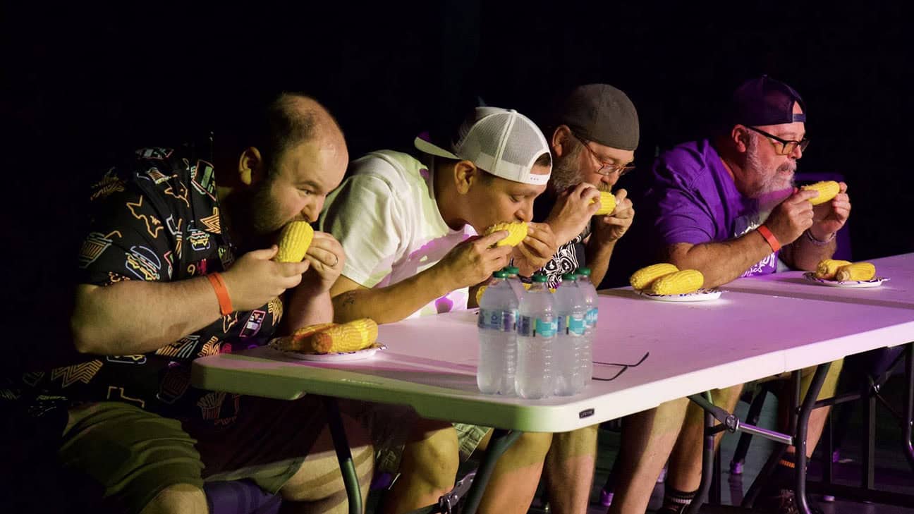 Corn Eating Contest Fall Festival