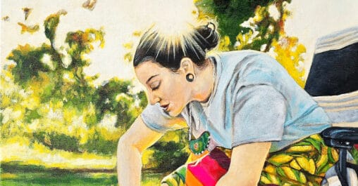 Painting by Candace Shanholtzer