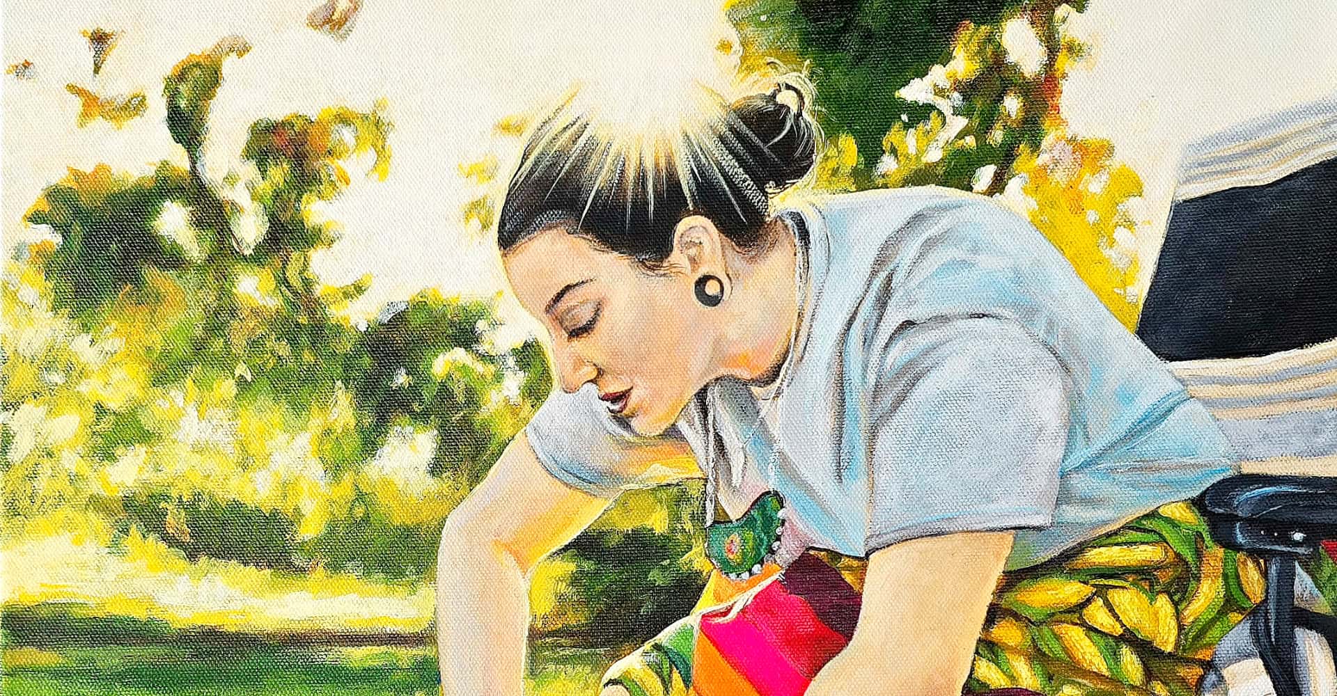 Painting by Candace Shanholtzer